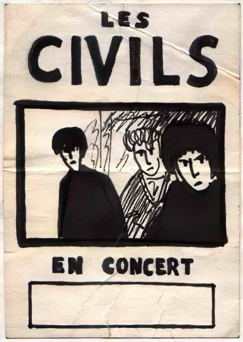 Affiche de concert des Civils