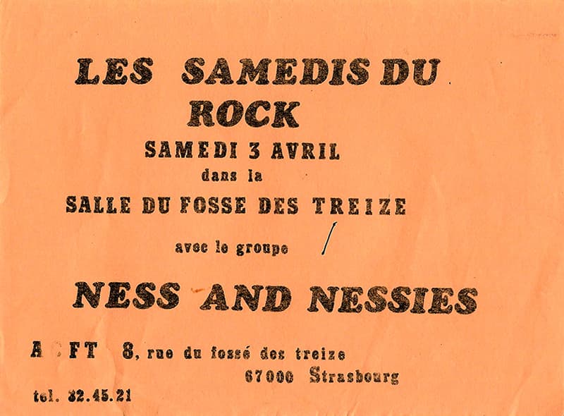 Ness and The Nessies : ticket de concert
